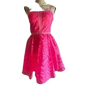 Hailey Logan by Adrianna Papell Dress Juniors 5/6 Pink Spaghetti‎ Straps NWT